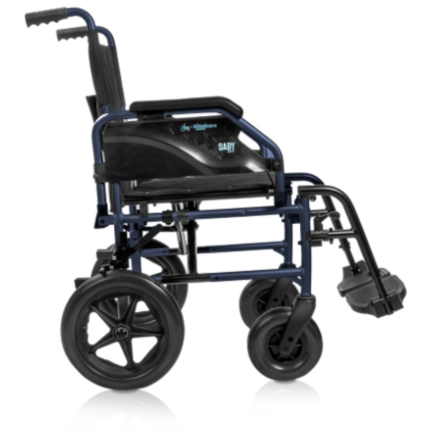 Silla de ruedas de acero de rueda pequeña - Imagen 2