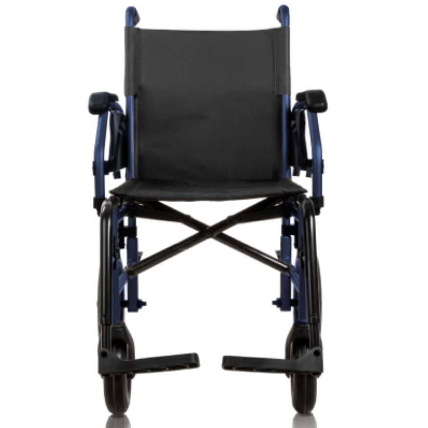 Silla de ruedas de acero de rueda pequeña - Imagen 3