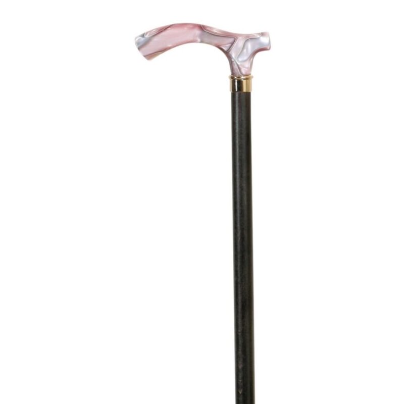 Bastón de madera con puño metacrilato - Imagen 3