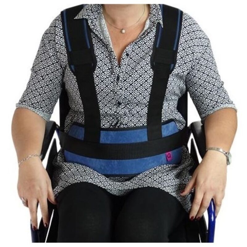 Cinturón abdominal acolchado silla con tirantes