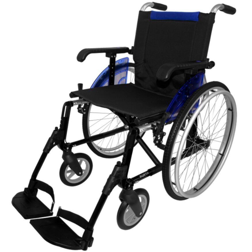 Silla de ruedas de aluminio de rueda grande - Imagen 6